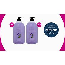Perlier Rose and Aloe 1L Bath and Shower Gel 2-pack