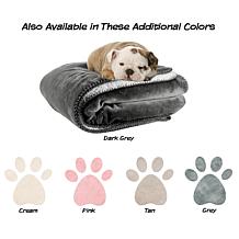 Pet Adobe 60" x 50" Waterproof Pet Throw Blanket Gray