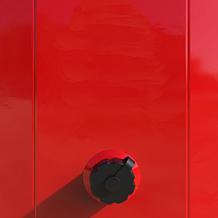 Pet Adobe Collapsible Dog Pool and Bath with Drain - Red