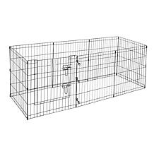 Pet Adobe Folding Pet Playpen - 8 Panels with Door