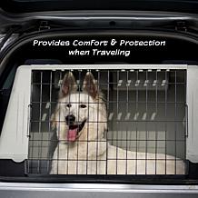 Pet Adobe Waterproof Dog Crate Pet Bed 38.75" x 25" Navy