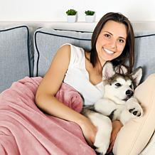 Pet Adobe Waterproof Reversible Pet Blanket 50”x 60” - Pink