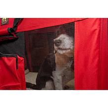 Pet Life Extra-Large Folding Deluxe 360 Vista View House Pet Crate
