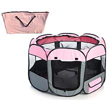 Pet Life Large Lightweight Wire-Framed Collapsible Pet Playpen