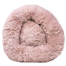 Pet Life Nestler High-Grade Plush and Soft Rounded Dog Bed