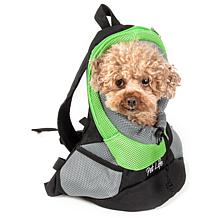 Touchdog 'Wiggle-Sack' Fashion Designer Front and Backpack Dog Carrier - Blue - Medium