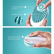 Pet Life Swasher Shampoo Dispensing Massage and Bathing Brush