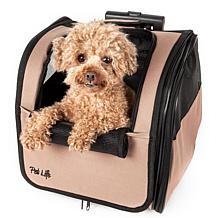 Pet Life Wheeled Travel Pet Carrier with Telescoping Handle