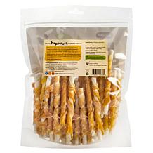 Pet 'n Shape Chicken Hide Twists Dog Treats, Chews in Resealable Bag