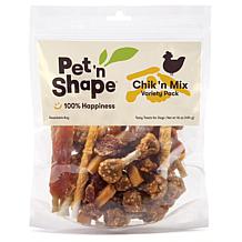 Pet 'n Shape Chik 'n Mix Variety Pack Dog Treats, Resealable Bag