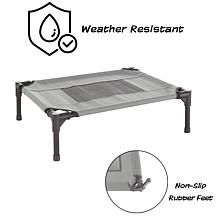 Petmaker Elevated Dog Bed with Memory Foam Waterproof for up to 110lbs