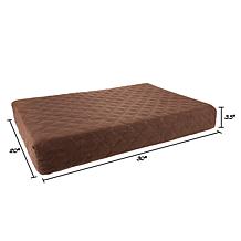 PETMAKER Waterproof Memory Foam Dog Bed w/ Non-Slip Bottom, Medium