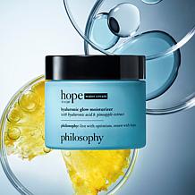 philosophy hope in a jar water cream hyaluronic glow moisturizer 2 oz.