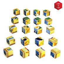 PicassoTiles 20-piece World Famous Painting Puzzle Magnetic Cubes
