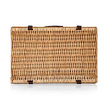 Picnic Time Belmont Basket - Navy Blue & White Stripe