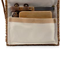 Picnic Time Corsica Wine Basket - Beige Canvas