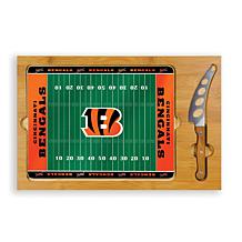 Picnic Time Glass Top Cutting Board-Cincinnati Bengals