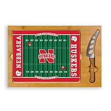 Picnic Time Glass Top Cutting Set - Un. of Nebraska
 