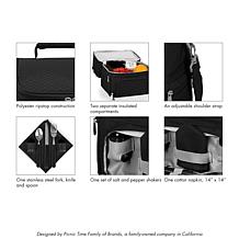 Picnic Time Pranzo Lunch Cooler Bag, (Red)