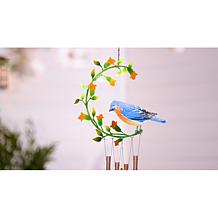 Plow & Hearth Metal Bird Hanging Wind Chime