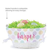 Polka Dots For Her Personalized Easter Basket