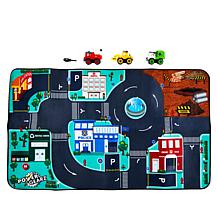Power Gearz Light Up PlayMat with 3 Vehicles