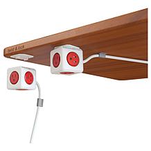 PowerCube Extended 2-pack 5 Socket Surge Protector with 5 ft. Cable