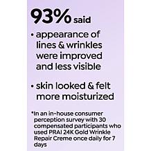 PRAI Beauty 3.4 oz. 24K Gold Wrinkle Repair Night Creme in Ladybug Jar