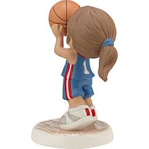 Precious Moments Take Your Best Shot Figurine- Med Skin, Dark Brn Hair