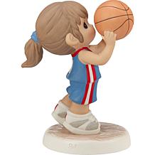 Precious Moments Take Your Best Shot Figurine- Med Skin, Dark Brn Hair