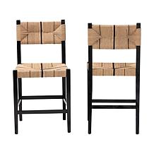 Prita Exotic Bohemian Counter Stool 21.8"W x 20.7"D x 43"H