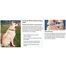 Pro Active Reflective Rope Leash - Grey Scale