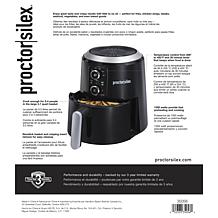Proctor Silex 35056 Air Fryer 3.7 Quart Capacity (3.5 Liters)