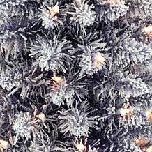 Puleo International 4.5' 100-Light Artificial Christmas Tree, Purple
