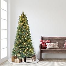 Puleo International 6' Pre-Lit Montana Pine Tree 250 Color-Select LEDs