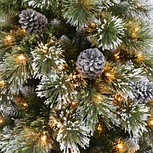Puleo International 7 ft. Pre-Lit Springfield Fir, 400 Clear Lights
