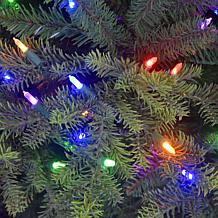 Puleo International 7.5' Lit Royal Majestic Douglas Fir Downswept T...