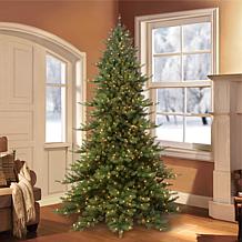 Puleo Intl. 9' Prelit Royal Fraser Fir Green Tree with Memory Tips