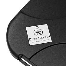 Pure Garden 4-Piece Fillable Weighted Umbrella Stand