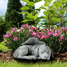 Pure Garden Pet Memorial Keepsake Statue - Sleeping Angel Dog