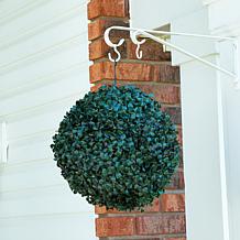 Pure Garden Solar Topiary Light Ball w/White LED Lights
