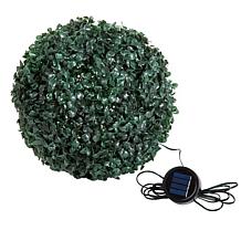 Pure Garden Solar Topiary Light Ball w/White LED Lights
