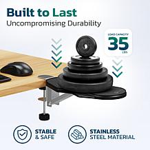 Purely E5620 Foldable Ergonomic Arm Rest for Desk