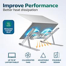 Purely F82 Adjustable Height Foldable Laptop Stand Cooling Pad