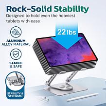 Purely SW60 Swivel Tablet Stand Holder for iOS and Android Tablets