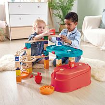 Quadrilla Stack Track Bucket Marble Run 90 Piece Construction Set