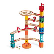 Quadrilla Wooden Castle Escapes Marble Run 102 Piece Construction Set
