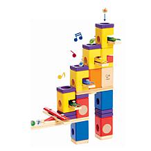 Quadrilla Wooden Marble Run Construction 97 Piece Playset