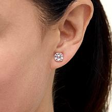 Radiance by Absolute™ 10K 6ctw Asscher Cut Solitaire Stud Earrings