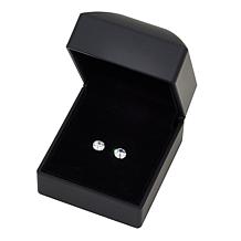 Radiance by Absolute™ 10K Gold 3.3ctw Round Solitaire Stud Earrings